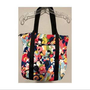 LE SPORT SAC | Floral Nylon Tote Bag